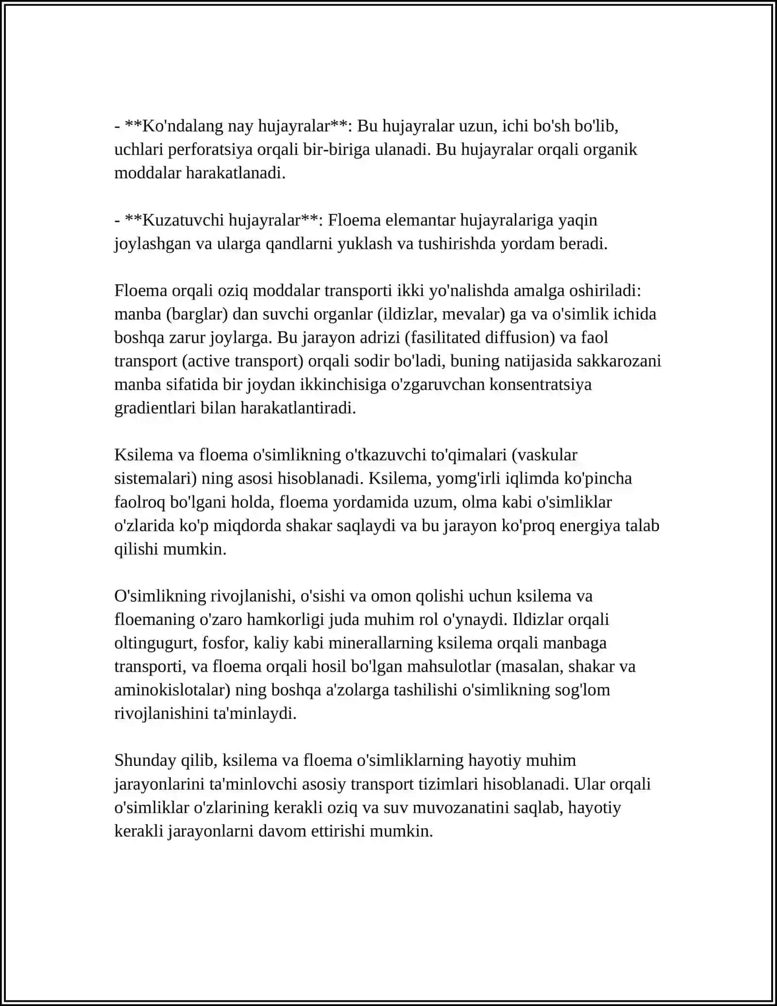 KSLEMA VA FLOEMA ORQALI MODDALARNI TASHILISHI 4