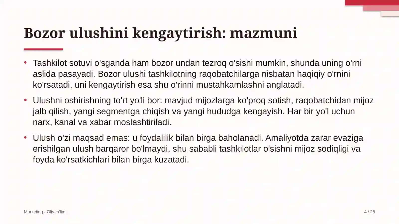 Teatr-studiyalarda bozor ulushini kengaytirish 4