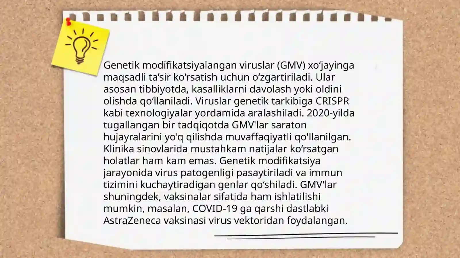 Viruslarning gen muhandislikda qo'llanilishi 4