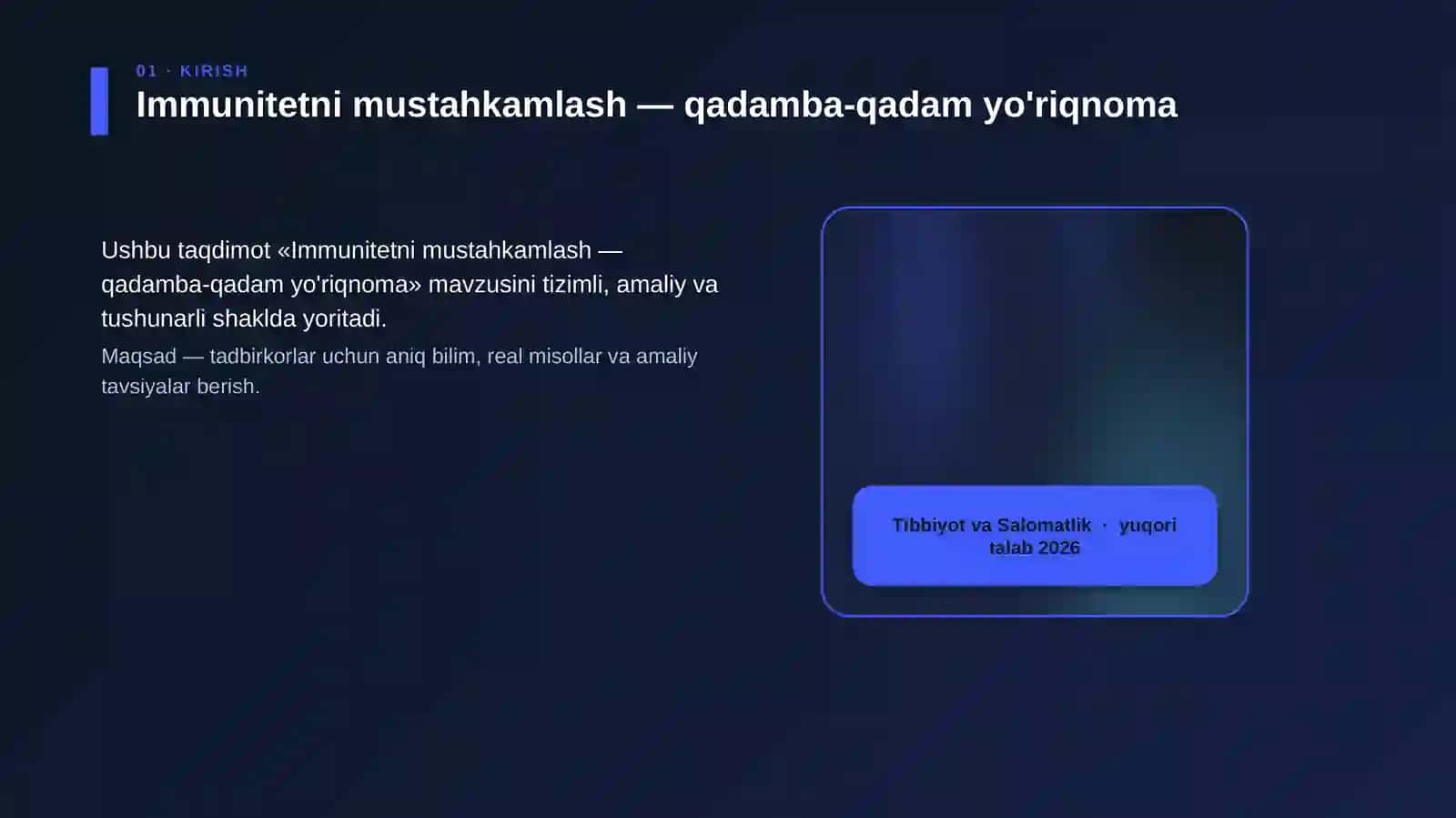 Immunitetni mustahkamlash — qadamba-qadam yo'riqnoma 4