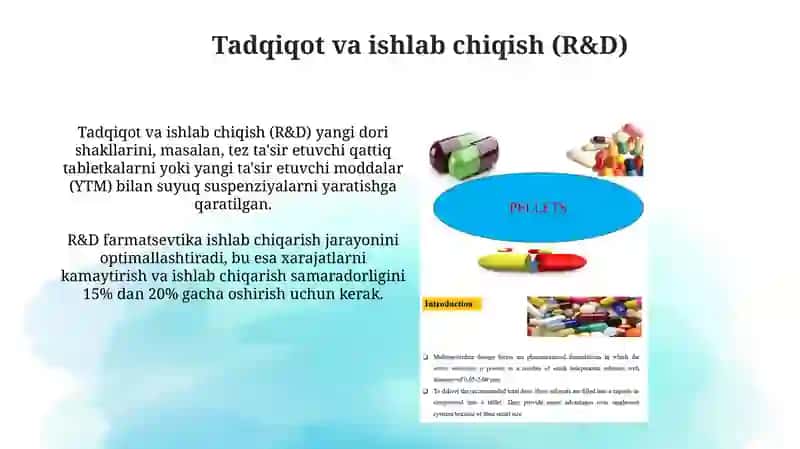 Farmatsevtik ishlab chiqarish jarayoning tashkiliy tuzilishi 4