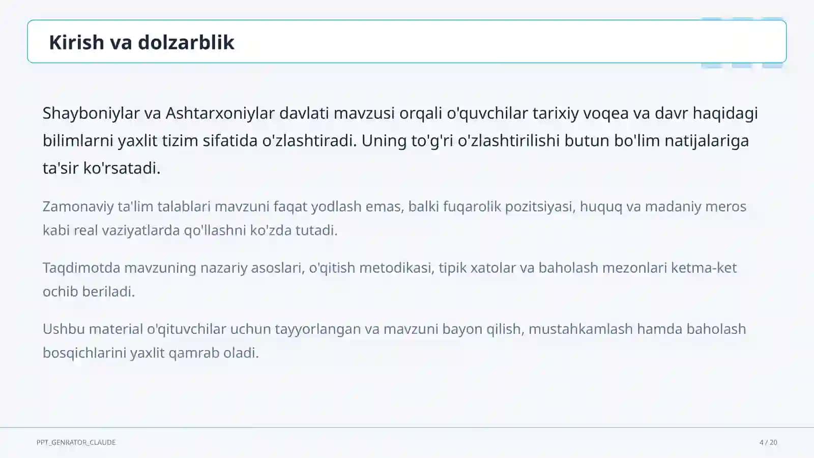 Shayboniylar va Ashtarxoniylar davlati (8-sinf) 4
