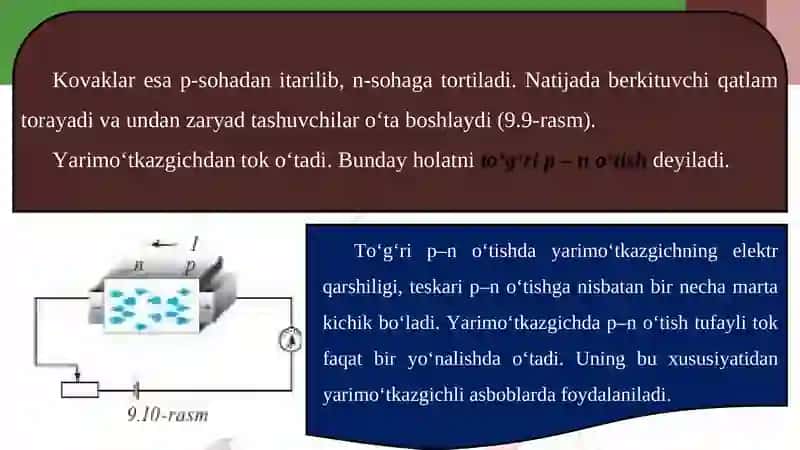 YARIM OʻTKAZGICHLI ASBOBLARNIMG ISH JARAYONI 4