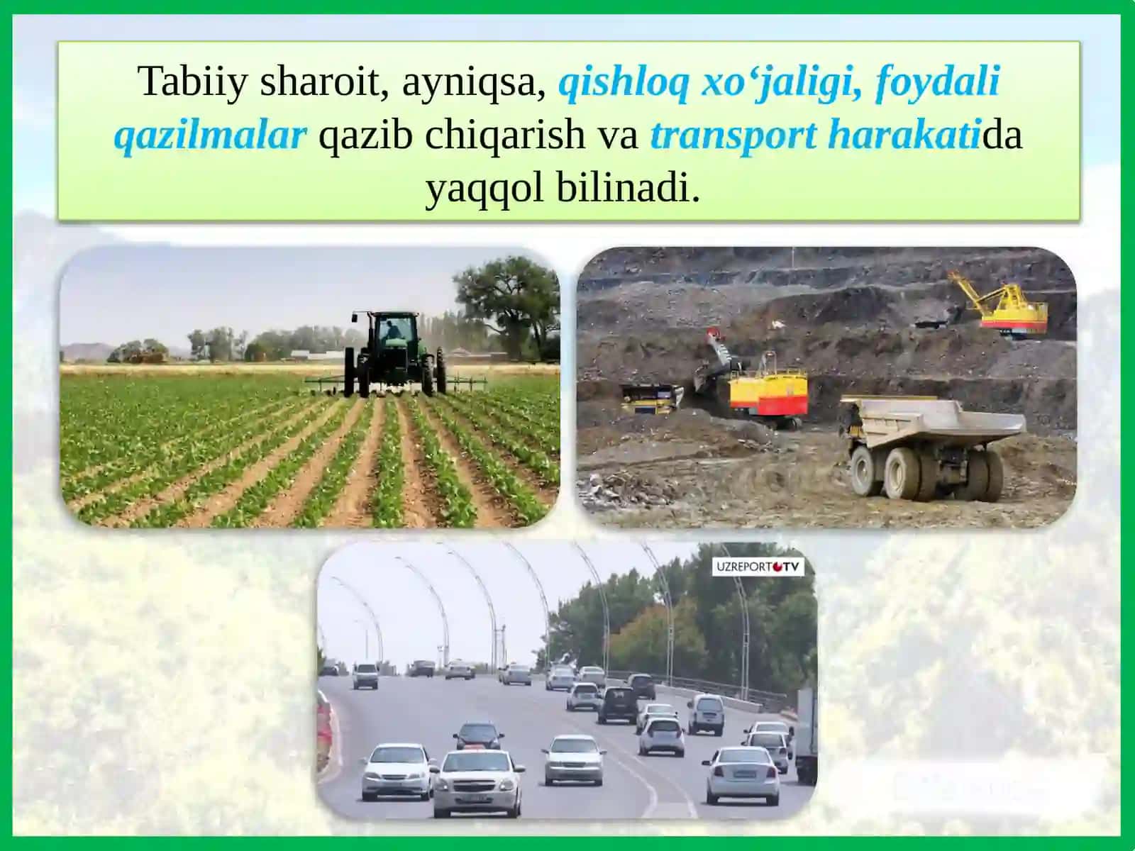 O‘zbekistonning Tabiiysharoiti va tabiiy boyliklari 4