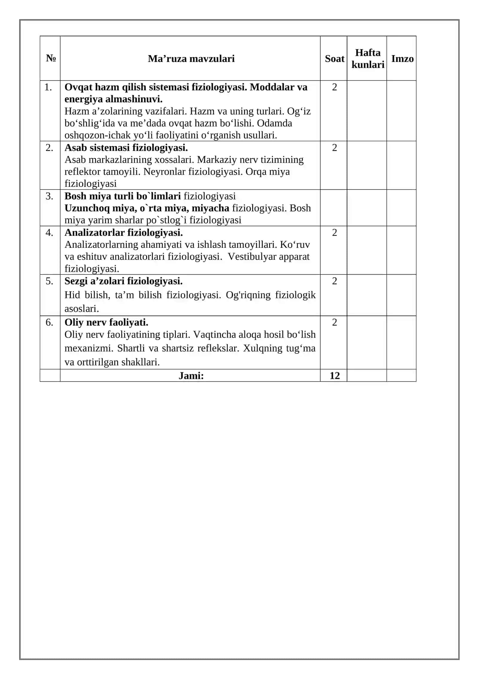 YUZ-JAG’ SOHASI FIZIOLOGIYASI MODULIDAN 4