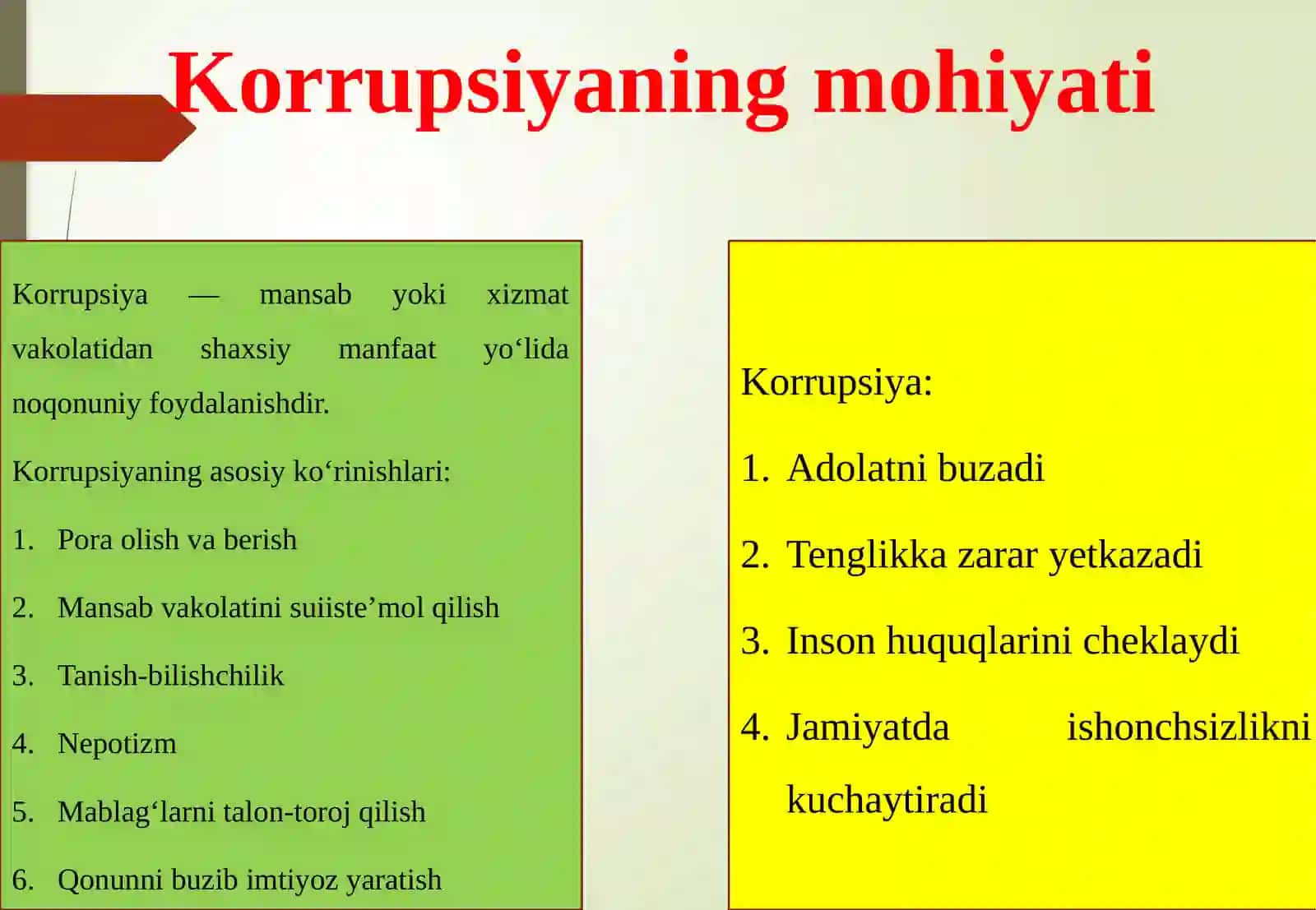 Korrupsiyaning mohiyati va uning oqibatlari 4