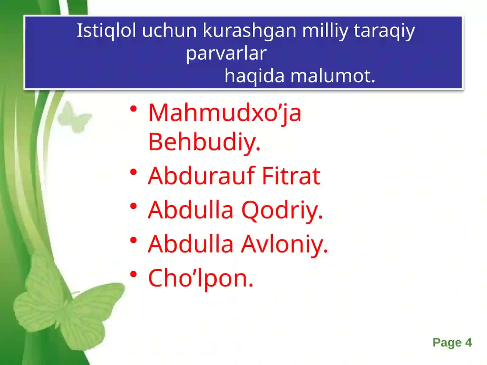 Turkiston jadidlarining auliygarisurgang'oyalar, marifiy qarashlar va uning mazmun mohiyati 4