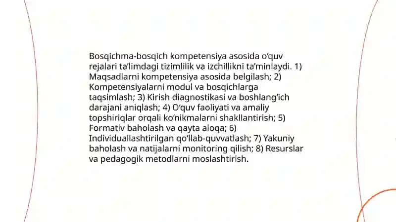 Ta’limning tizimlilik va izchillik prinsplarini amalga oshirish 4