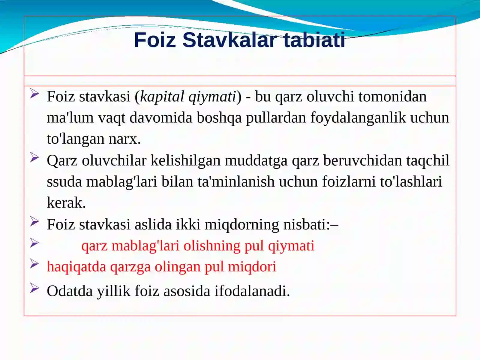 Foizstavkalarinianiqlashvaularningtuzilmasi 4
