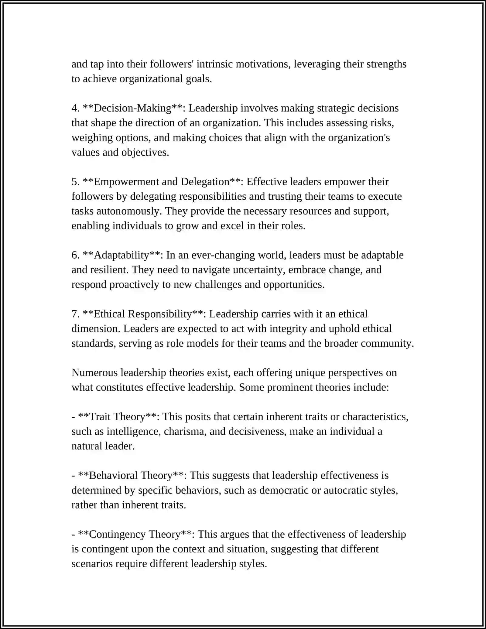 LEADERSHIP INTRODUCTION 4