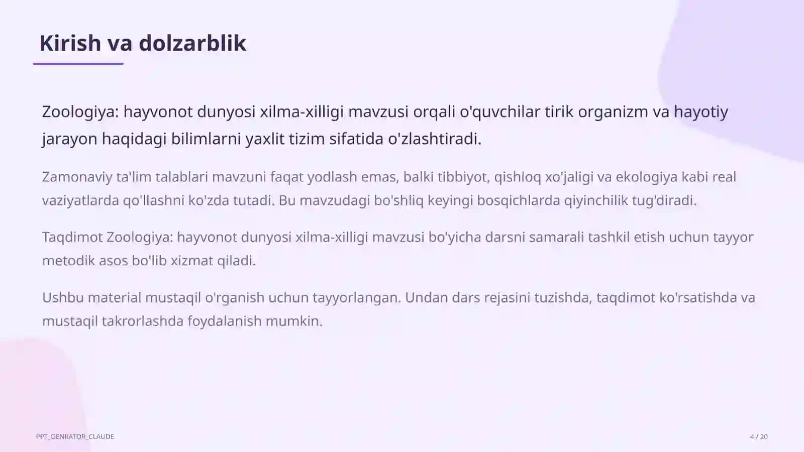 Zoologiya: hayvonot dunyosi xilma-xilligi (7-sinf) 4