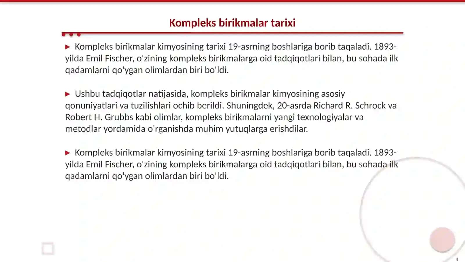 Kompleks birikmalar kimyosi va uning vazifasi 4