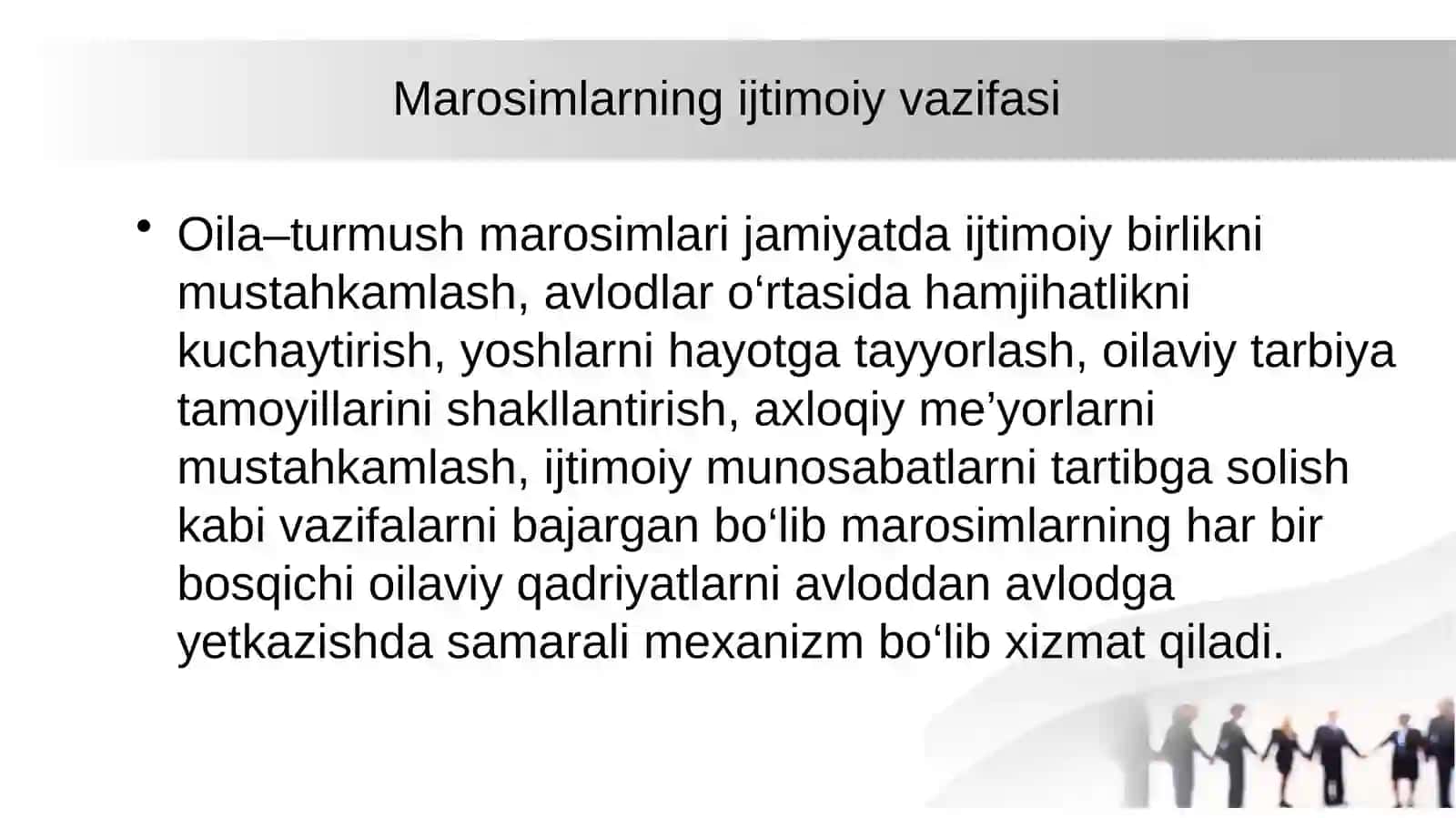 An’anaviy oila–turmush marosimlari — xalq madaniyatining fenomeni 4