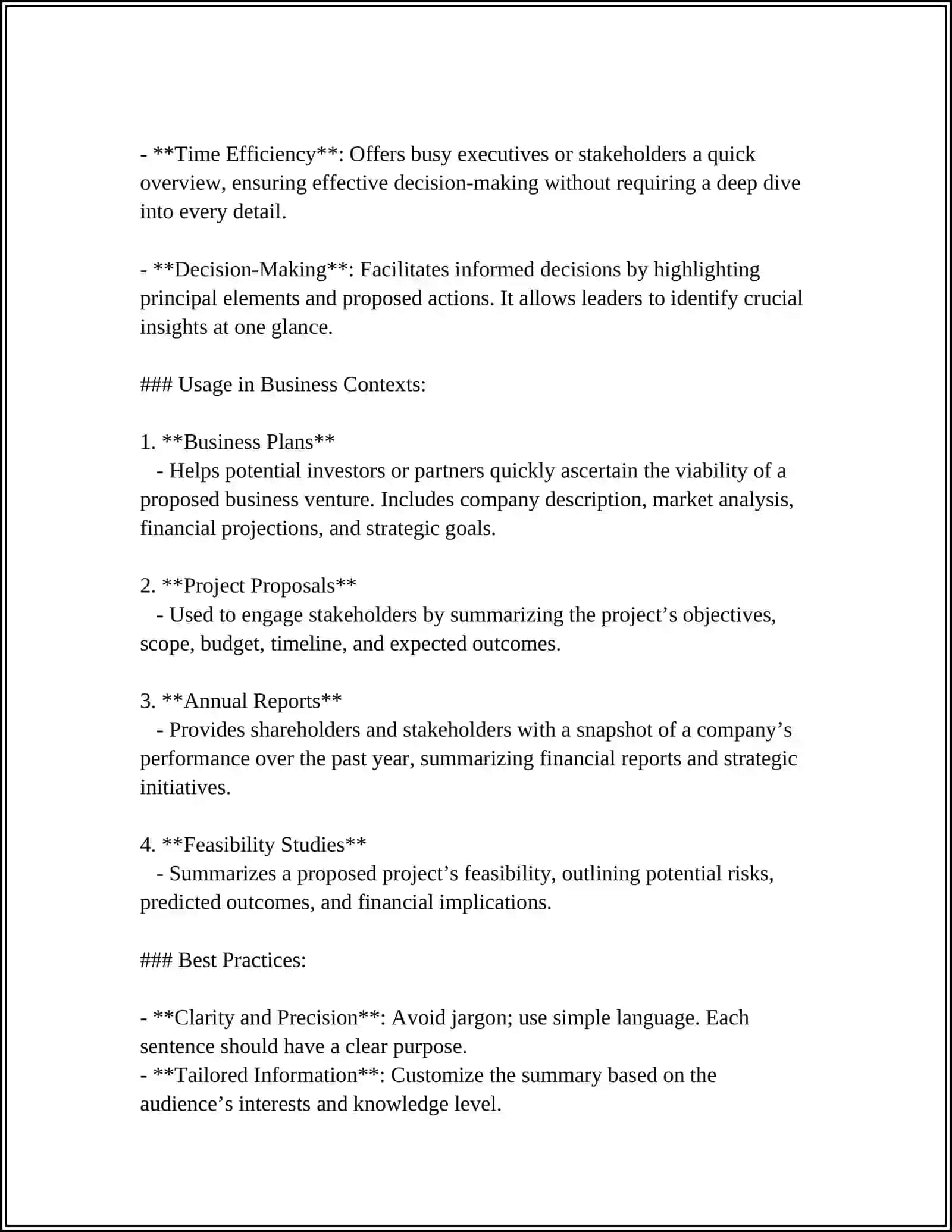 BUSINESS PLAN 4