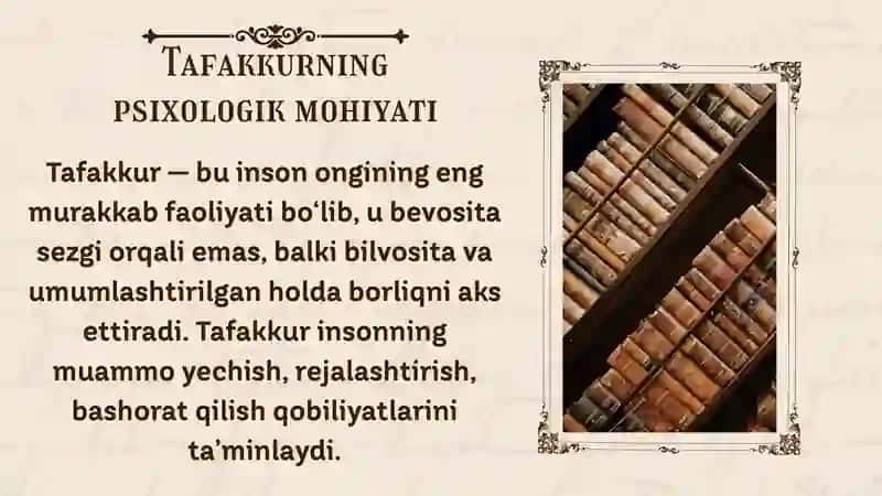 TIL VA TAFAKKUR 4