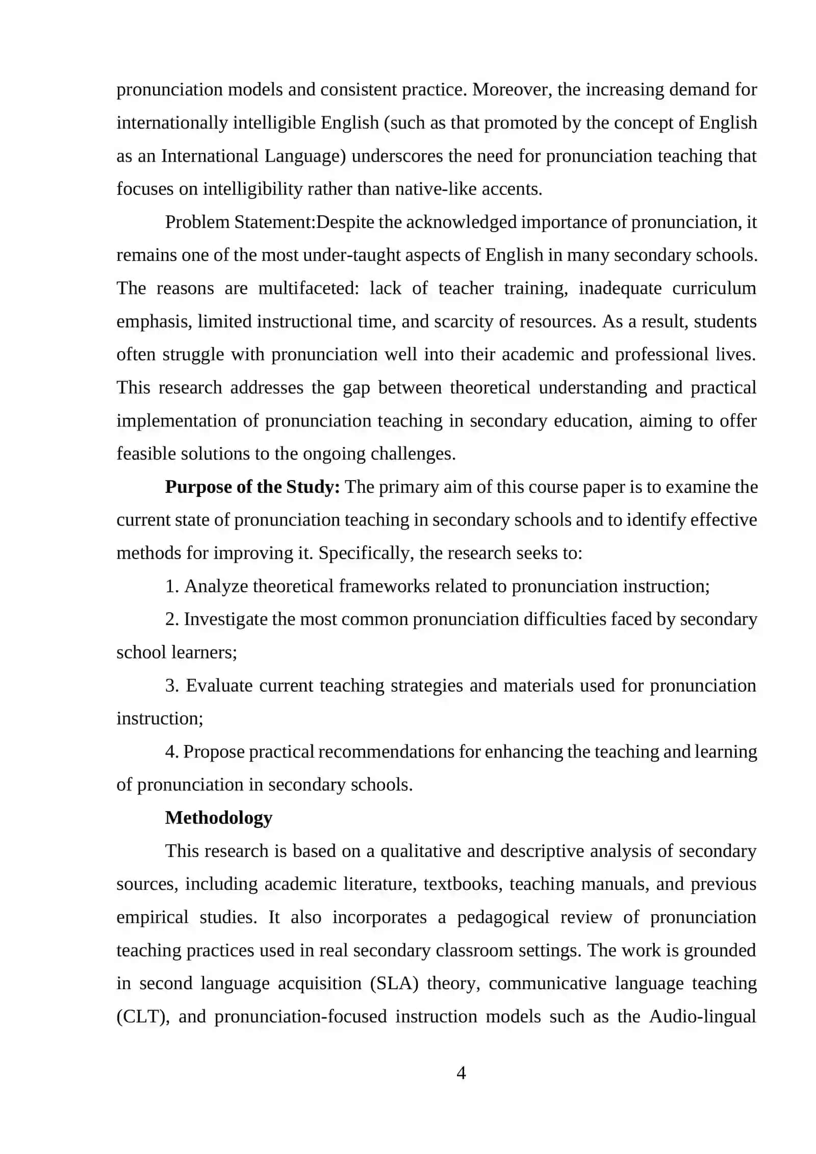 English Pronunciation Course Paper 4