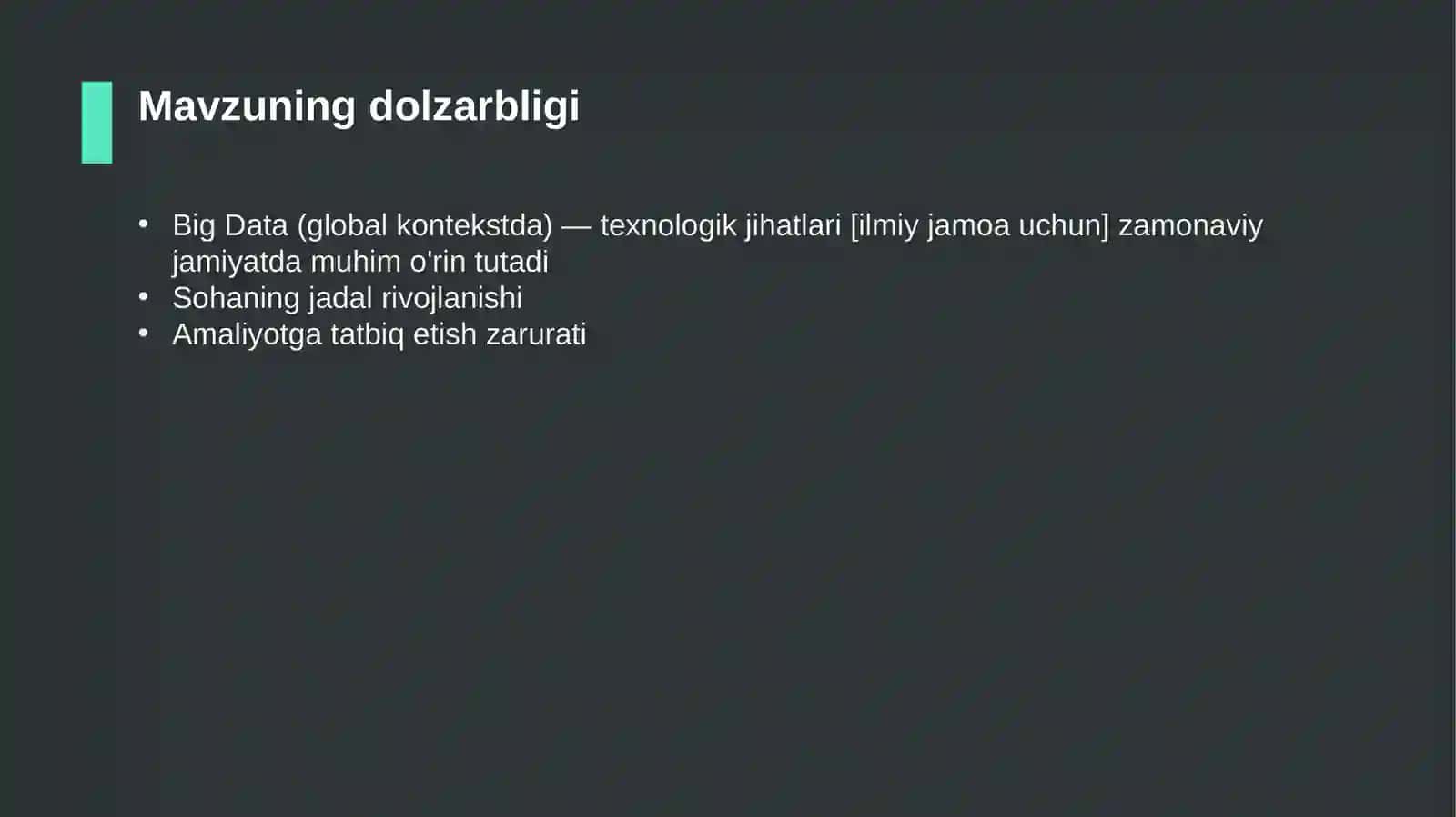 Big Data (global kontekstda) — texnologik jihatlari [ilmiy jamoa uchun] 4