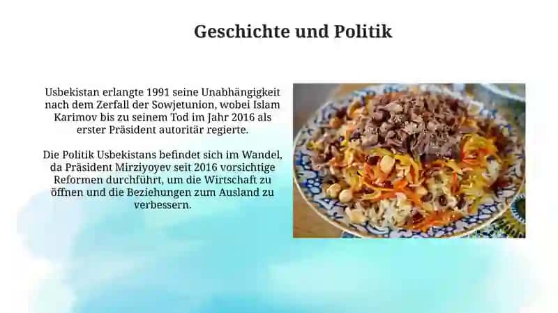 Überblick über Usbekistan 4