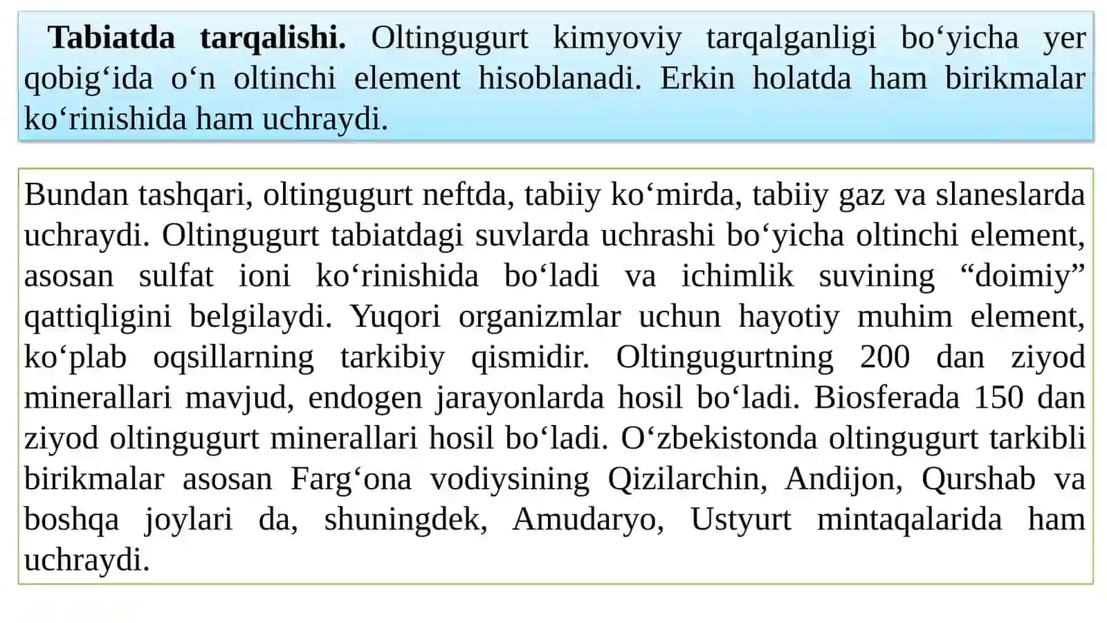 OLTINGUGURT. TABIIY SOF OLTINGUGURT 4