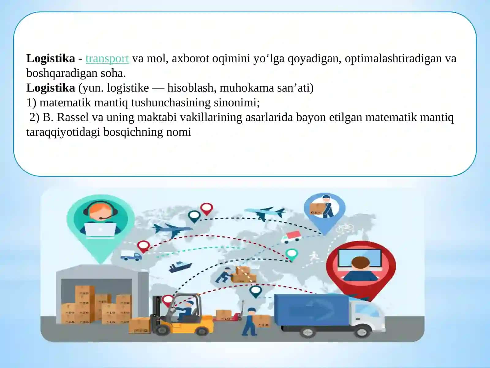 LOGISTIKA RIVOJLANISH TARIXI 4