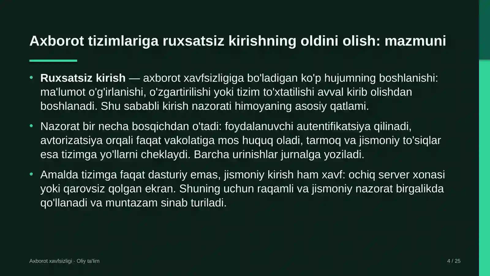 bioenergetikada axborot tizimlariga ruxsatsiz kirishning oldini olish 5780 4