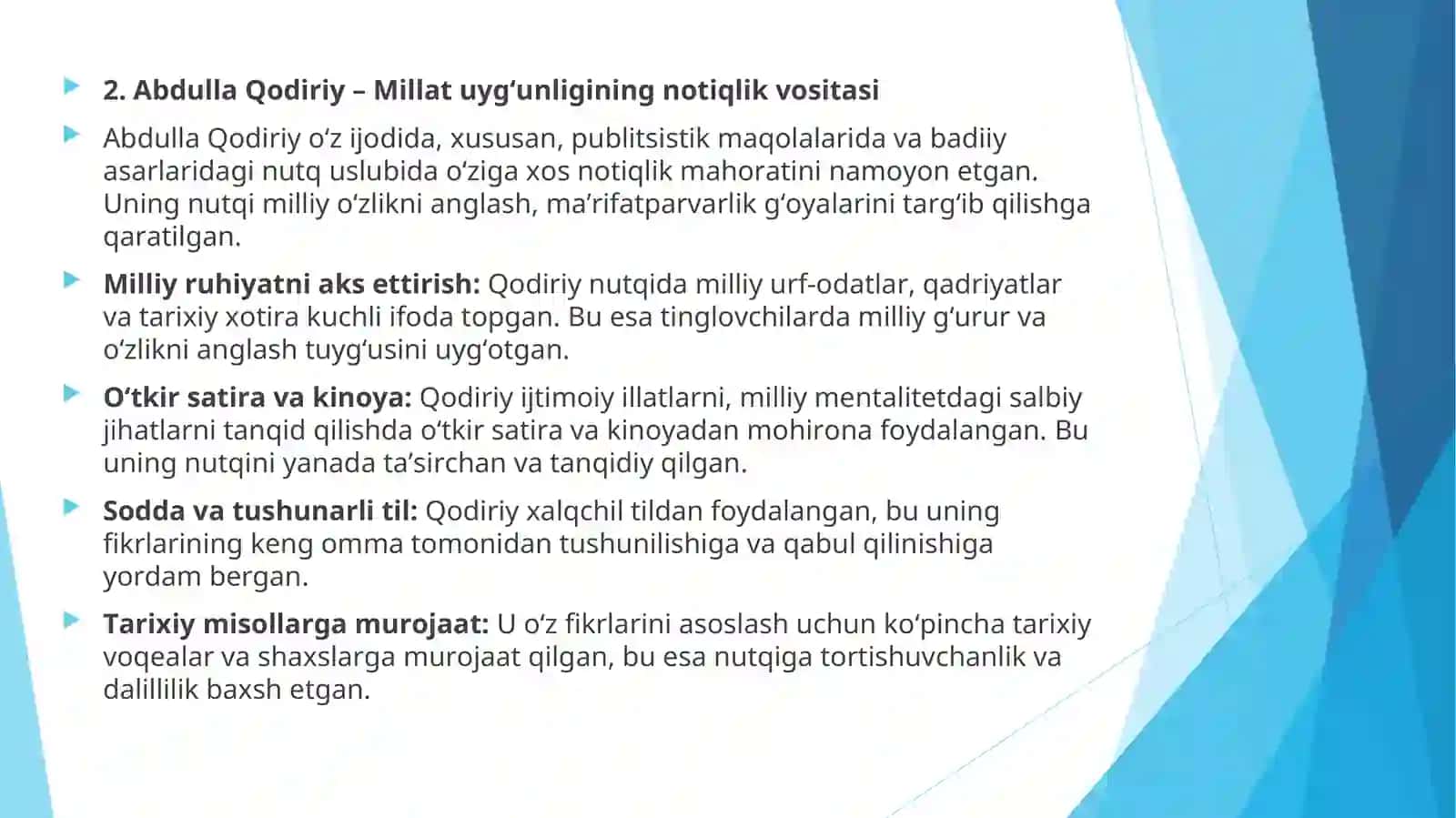 O’ZBEK ADIBLARINING NOTIQLIK MAHORATI VA UNI O’RGANISH METODLARI 4
