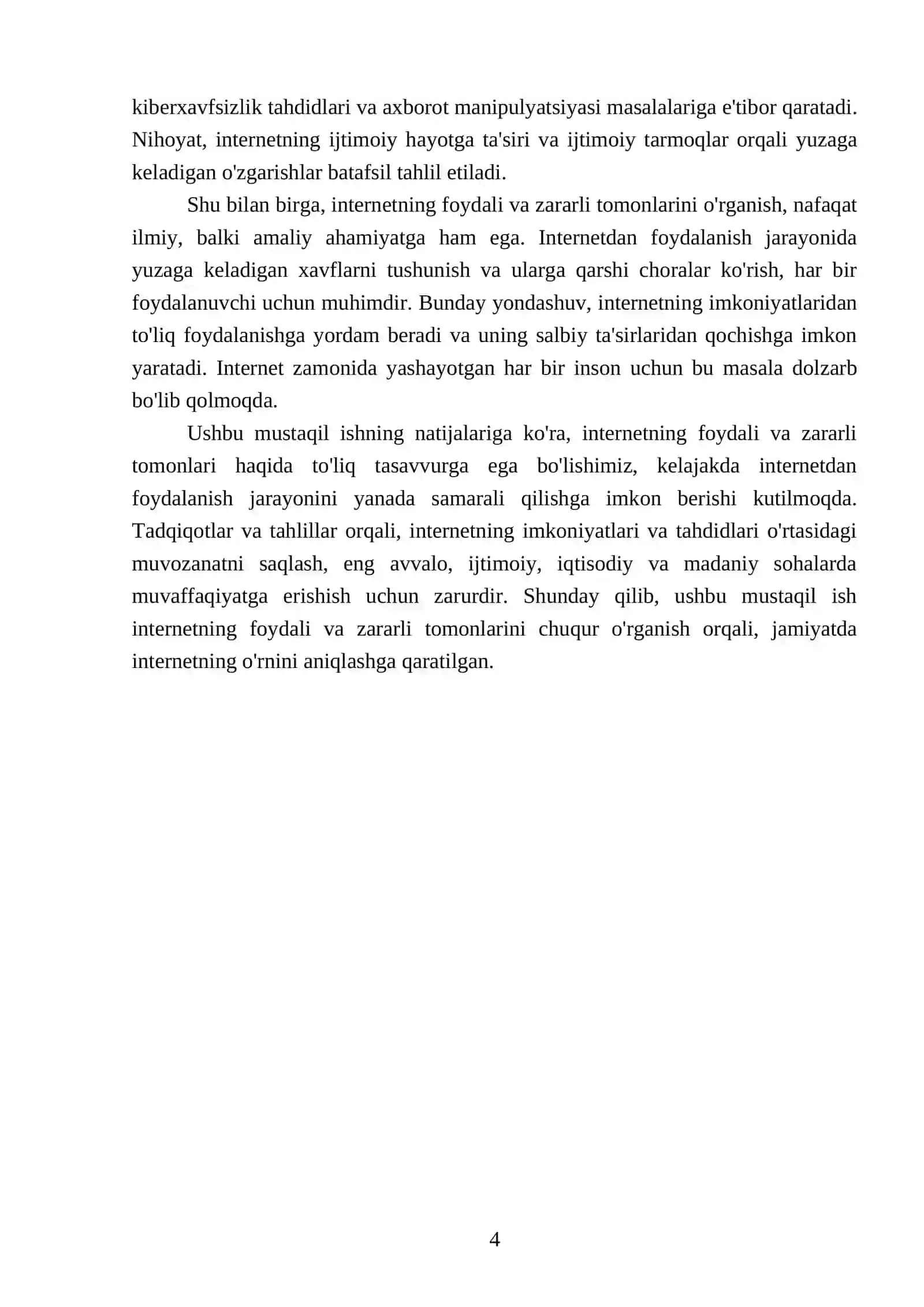 Internetning foydali va zararli tomonlari 4