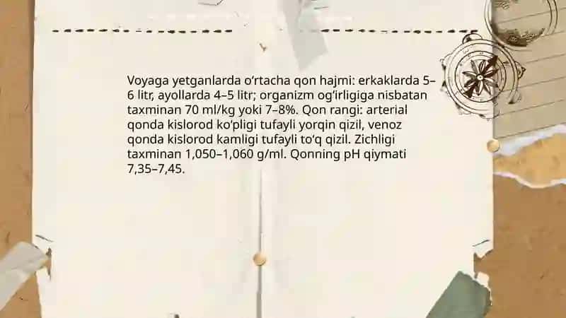Qon va uning biologik ahamiyati 4