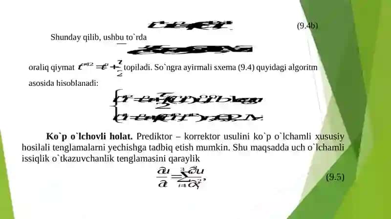 PREDIKTOR – KORREKTOR USULI 4