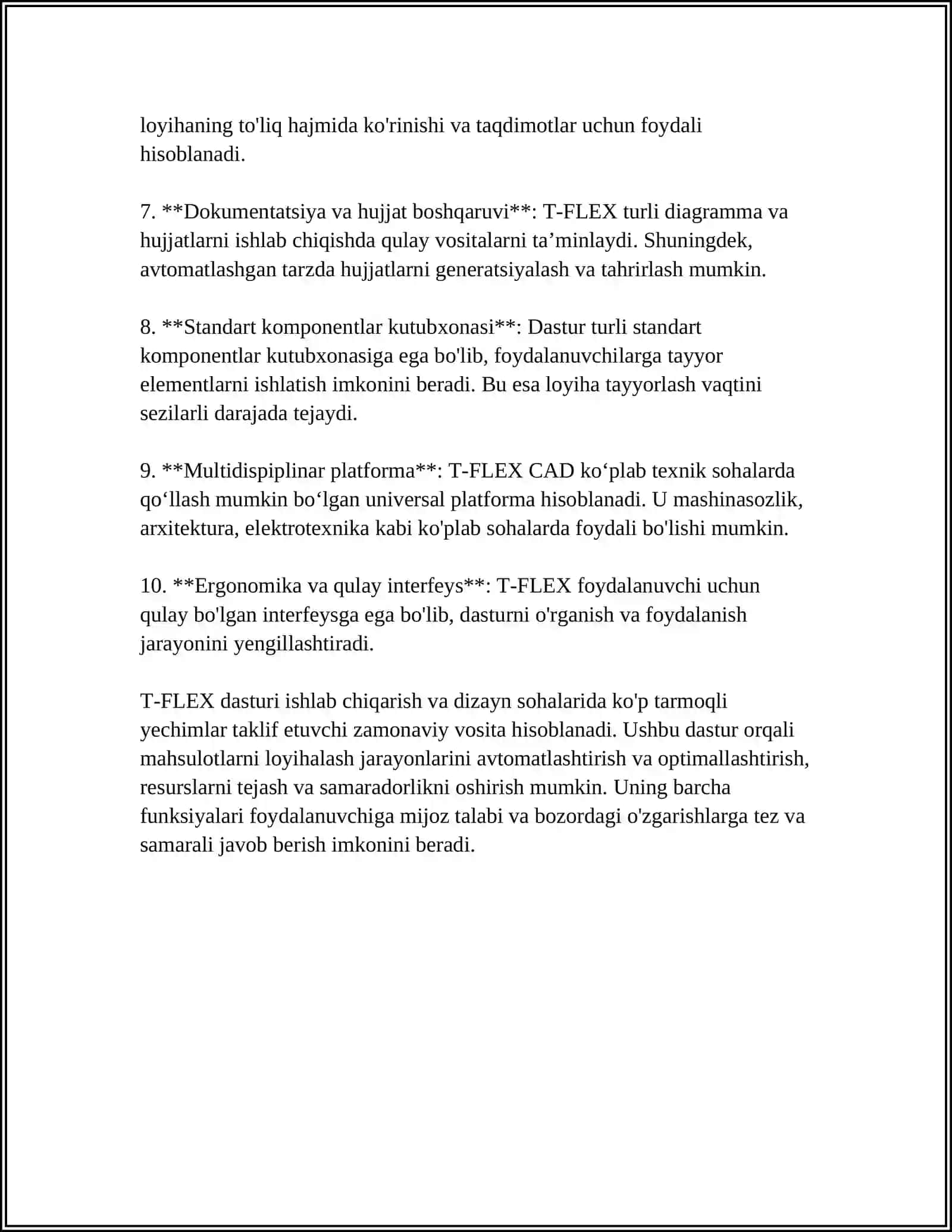 T-FLEX DASTURI 4