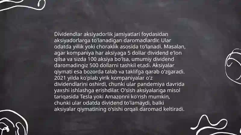 Aksiyaning baholanishi va xususiyatlari 4