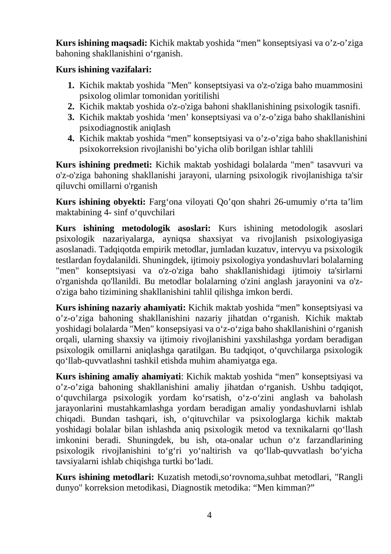 KICHIK MAKTAB YOSHIDA “MEN” KONSEPTSIYASI VA O’Z-O’ZIGA BAHONING SHAKLLANISHI 4