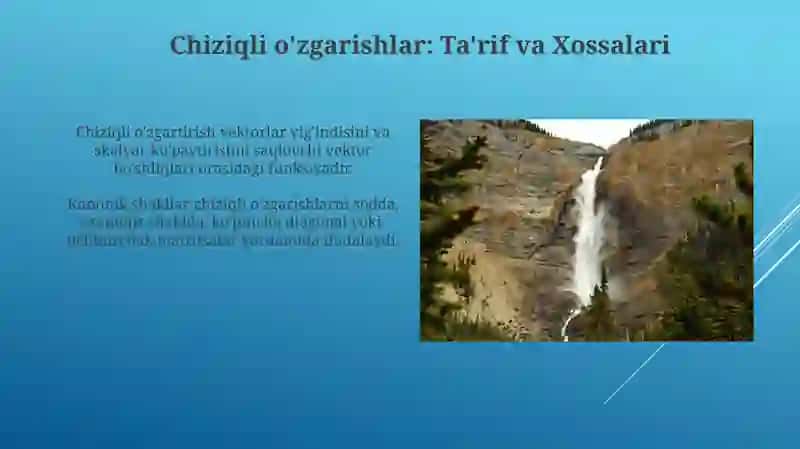 Chiziqli Algebra va undan tashqari qo'llanmalar 4