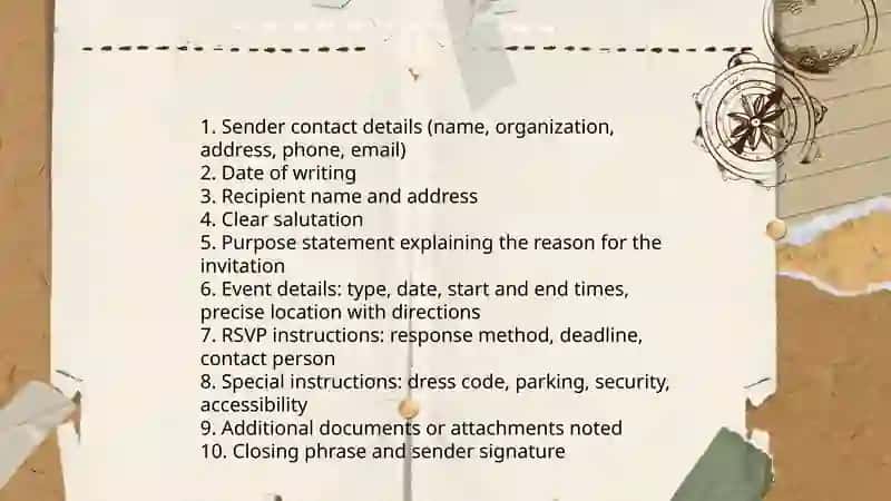 Invitation letter 4