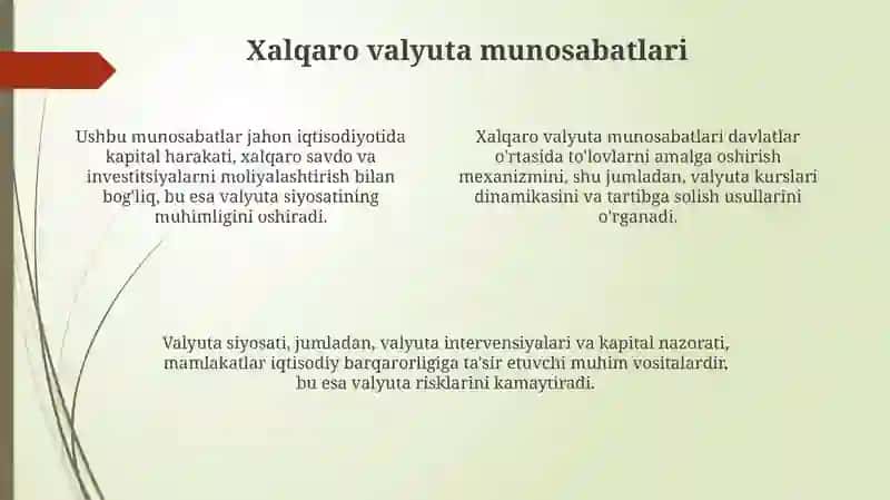 Xalqaro moliya fanining predmeti 4