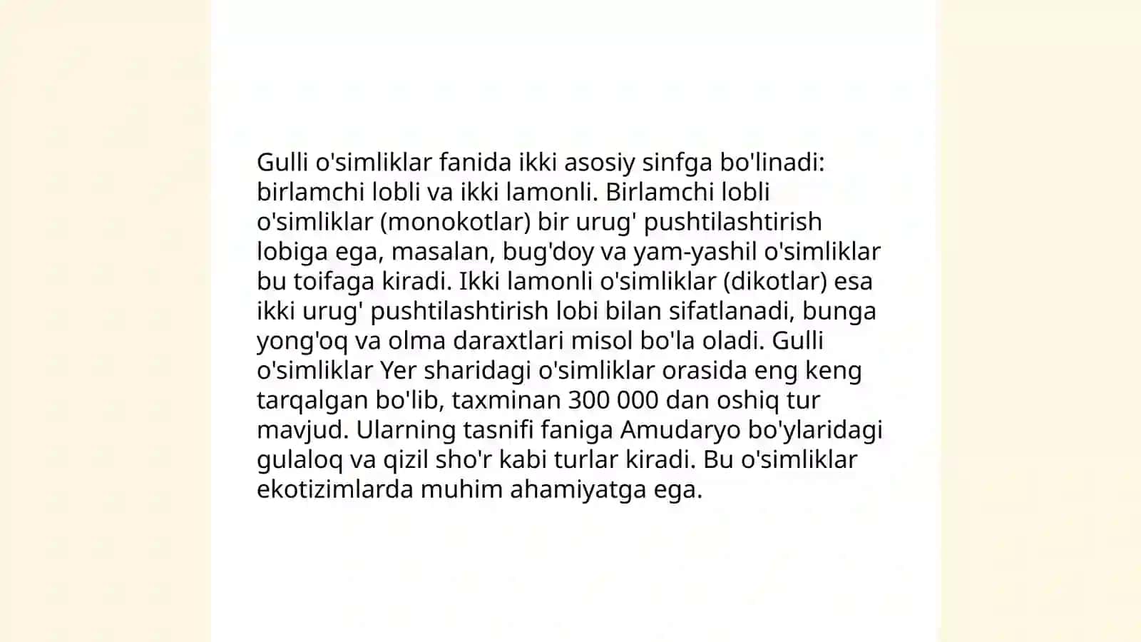Gulli o‘smliklar 4