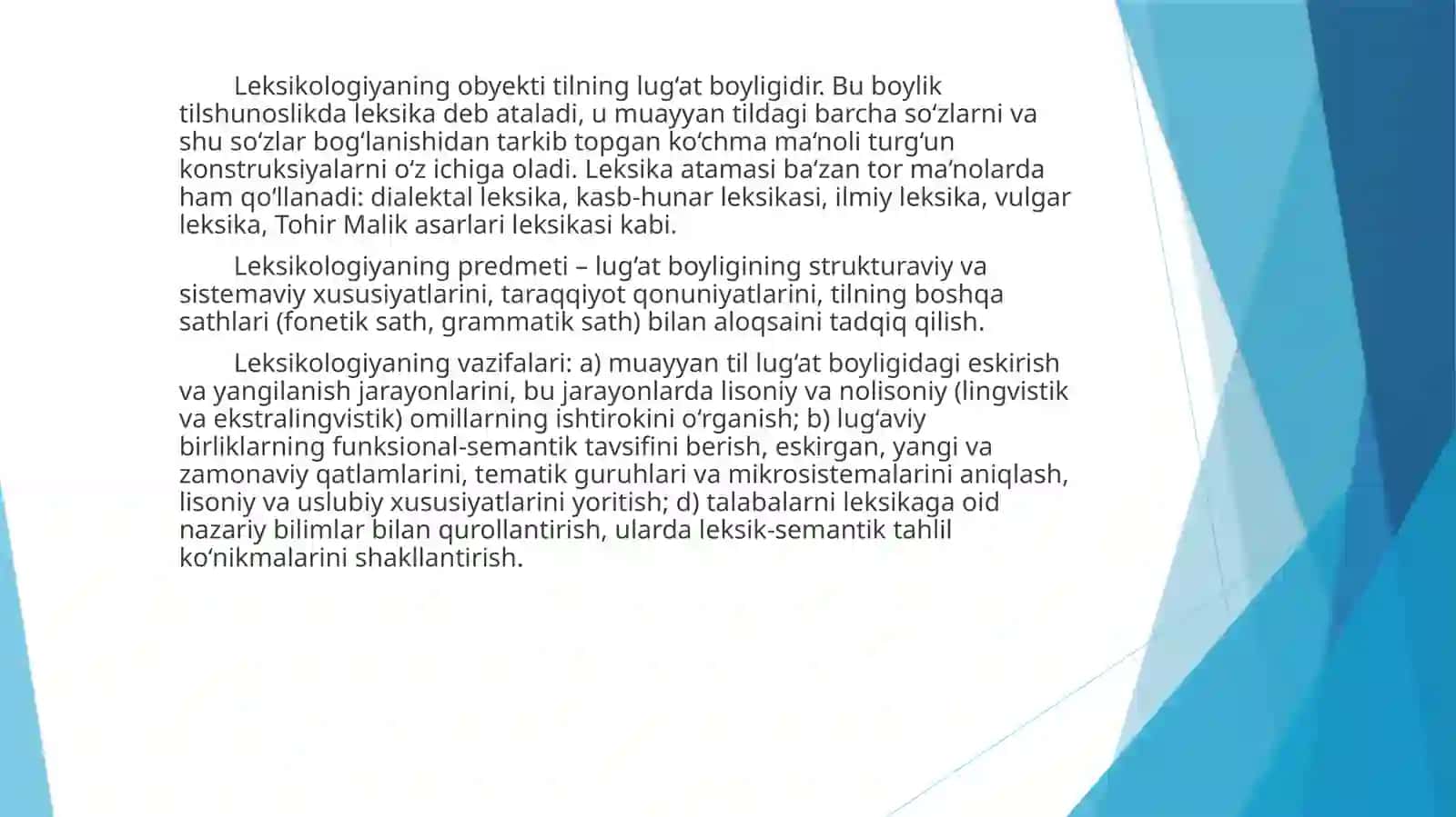 Leksikologiya haiqda tushuncha 4