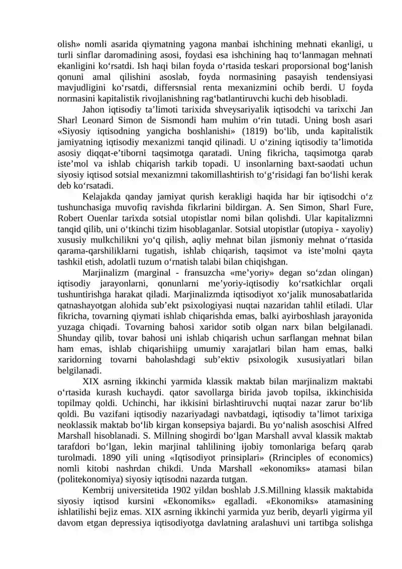 Iqtisodiyot nazariyasi faniga kirish 4