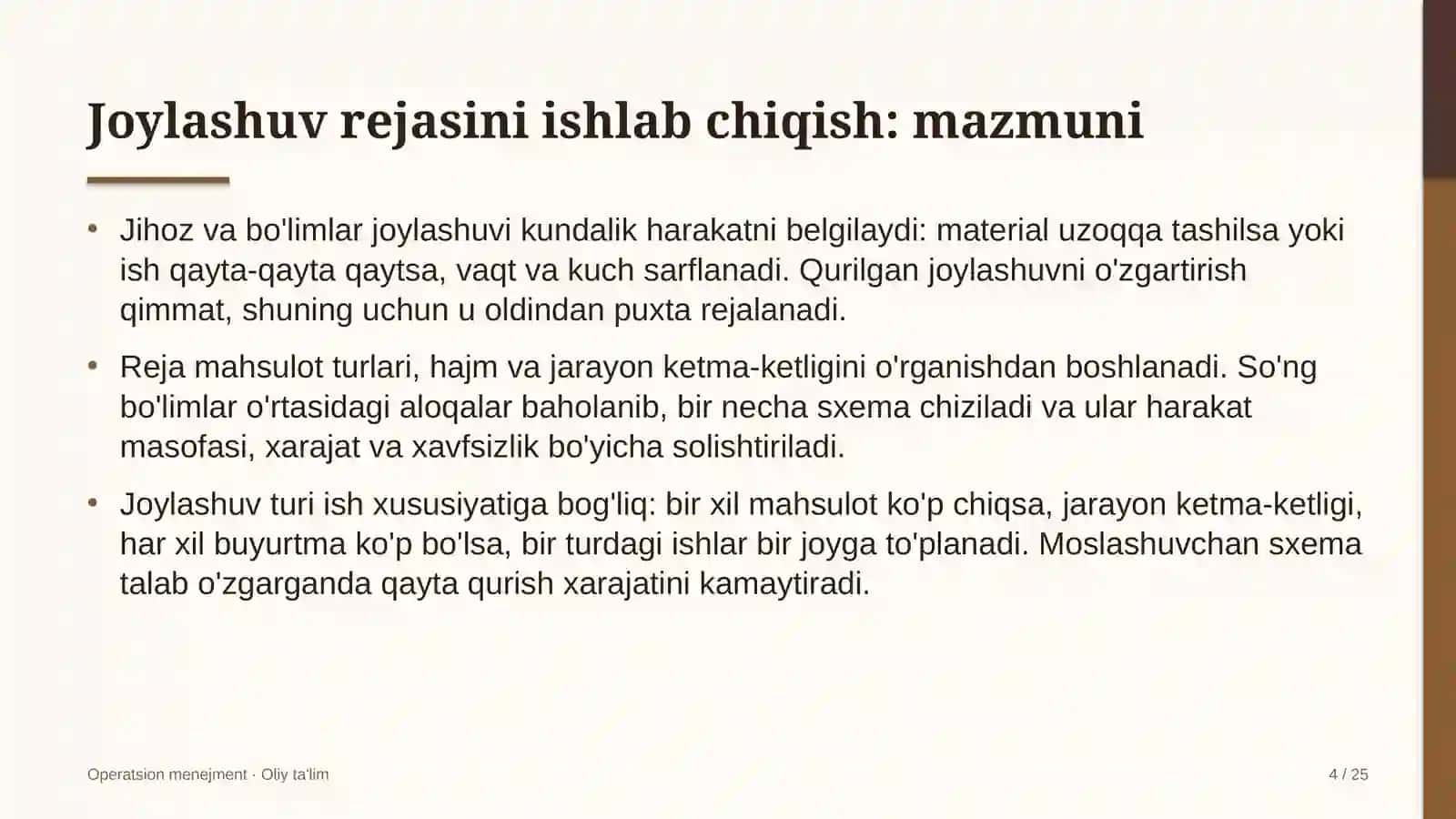 Akusherlik va ginekologiyada joylashuv rejasini ishlab chiqish 4