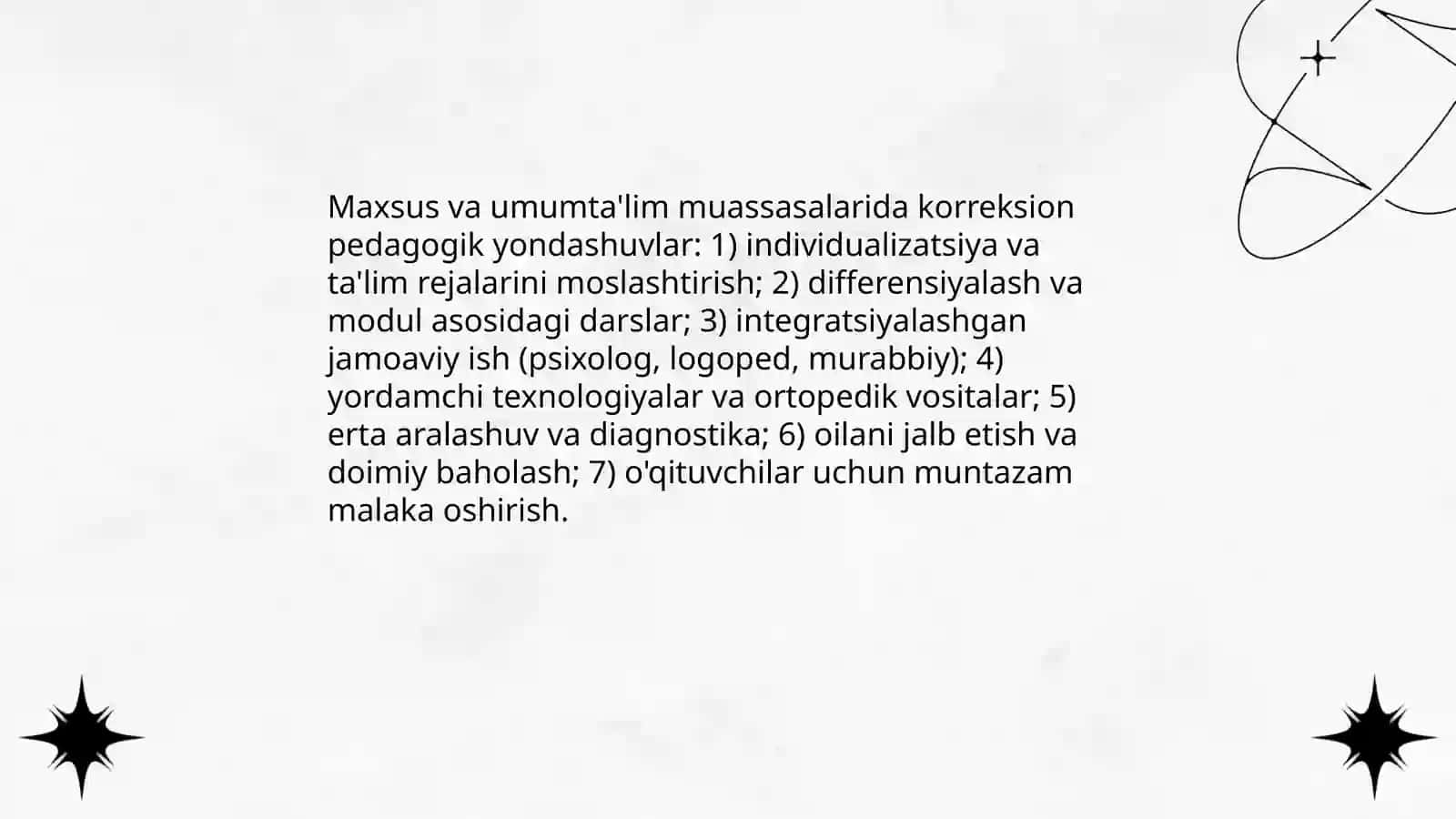 Inklyuziv ta'limda korreksion pedagogikaning oʻrni va roli 4