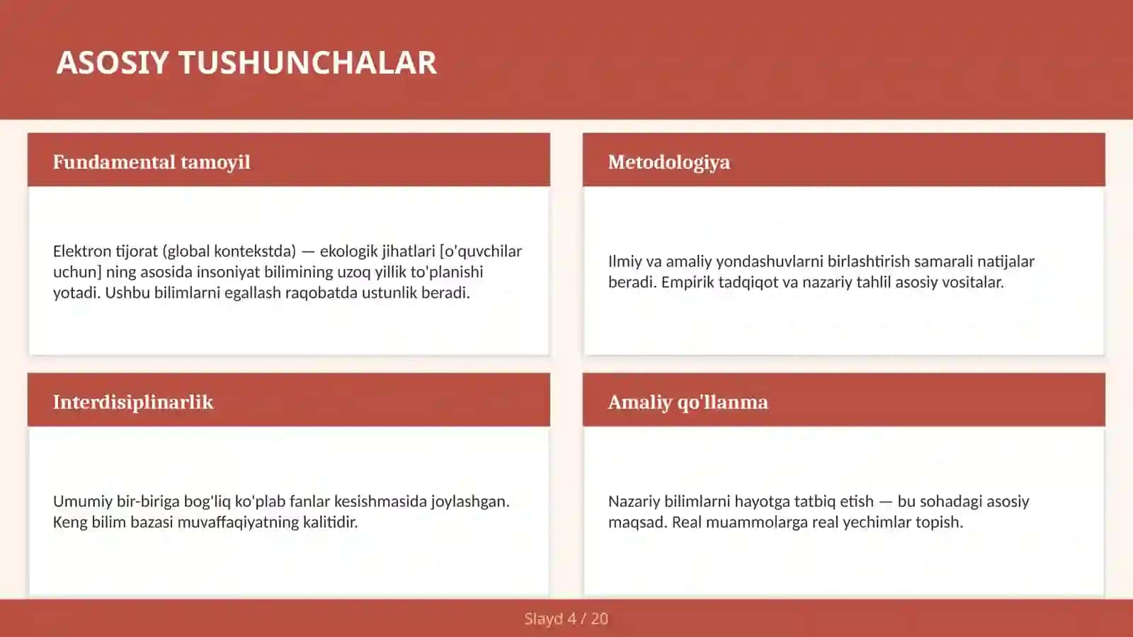 Elektron tijorat (global kontekstda) — ekologik jihatlari [o'quvchilar uchun] 4