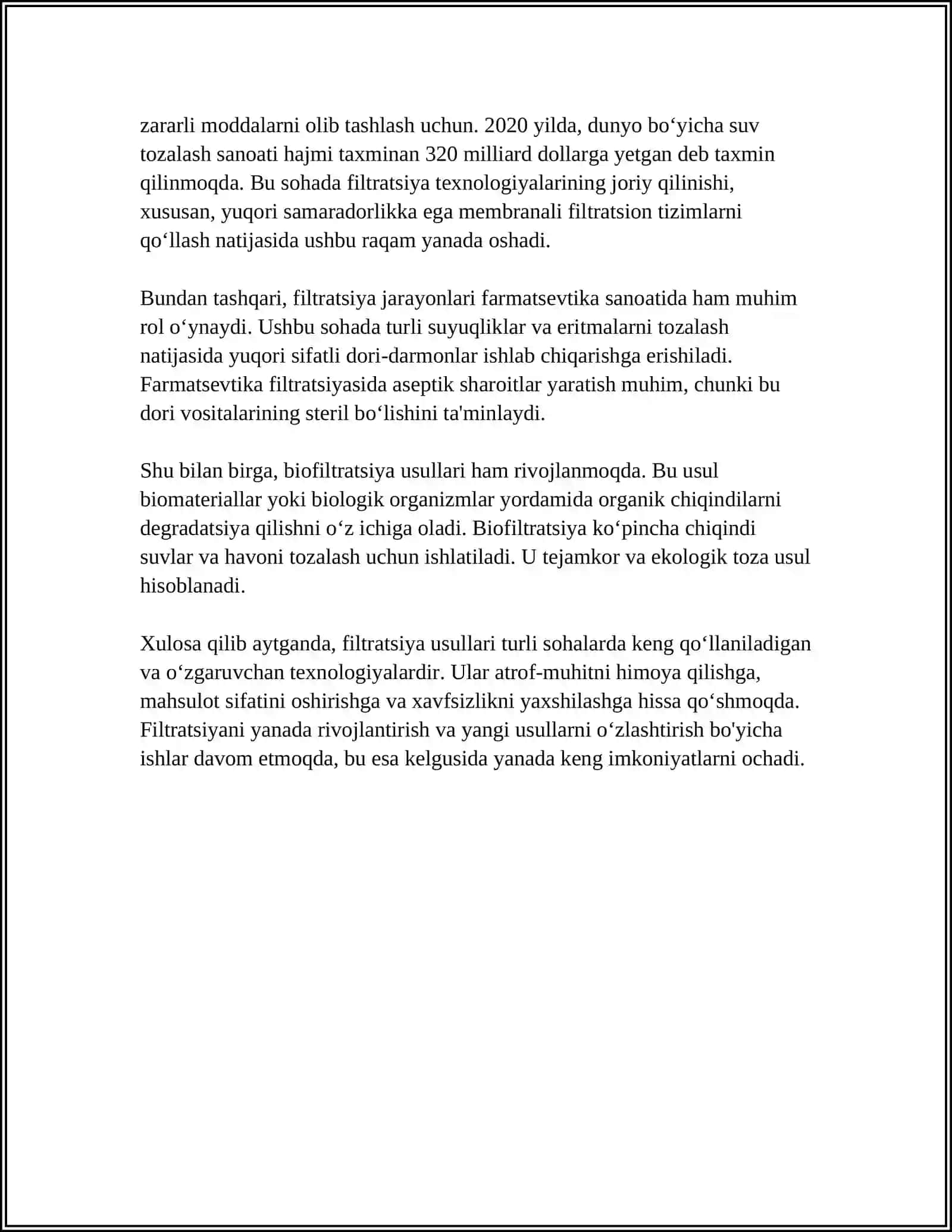 GAZLARNI MEXANIK ZARRALARDAN TOZALASH USULLARI 4