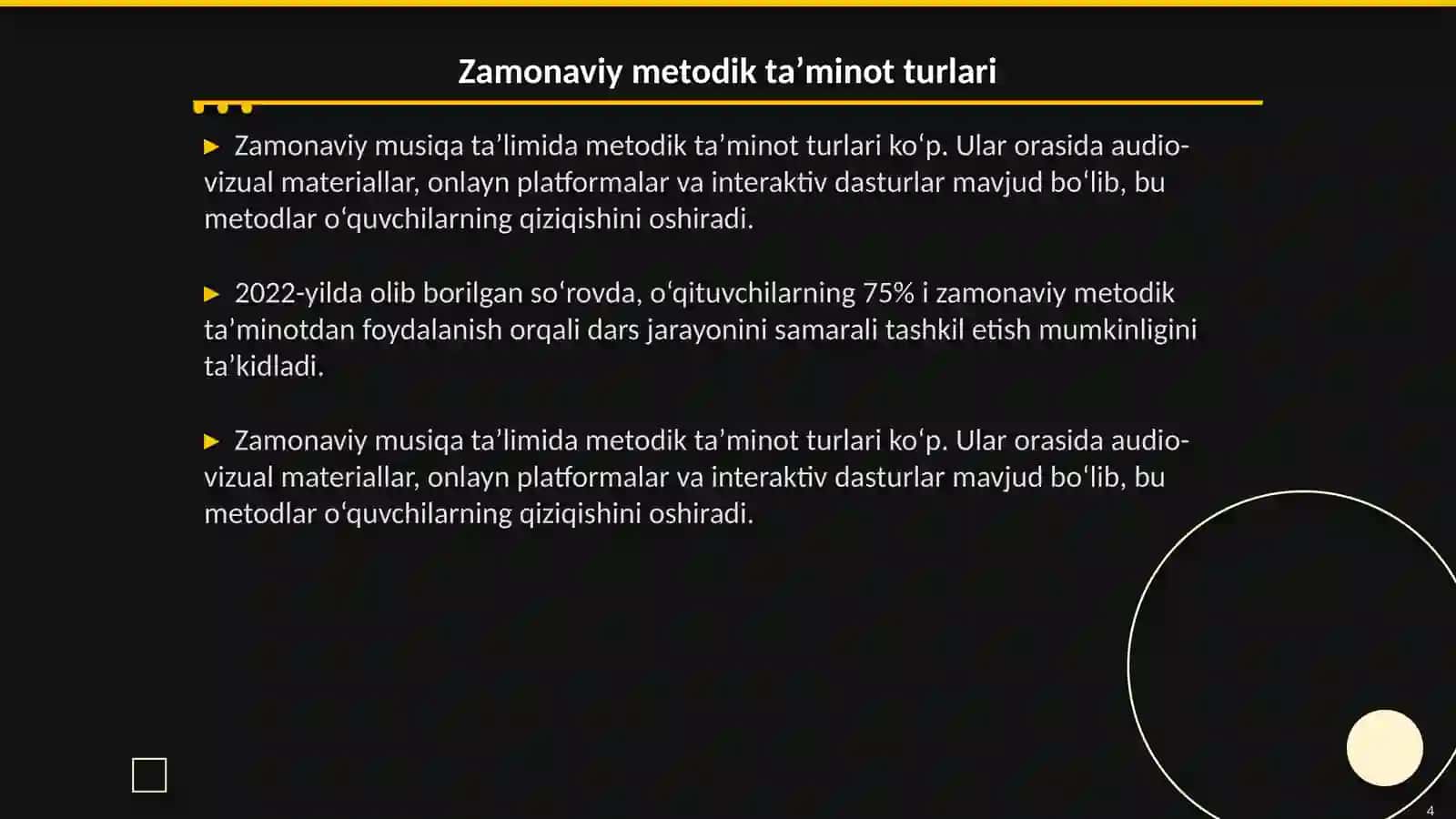 Musiqa taʼlimida zamonaviy metodik taʼminot va uning samaradorligi 4