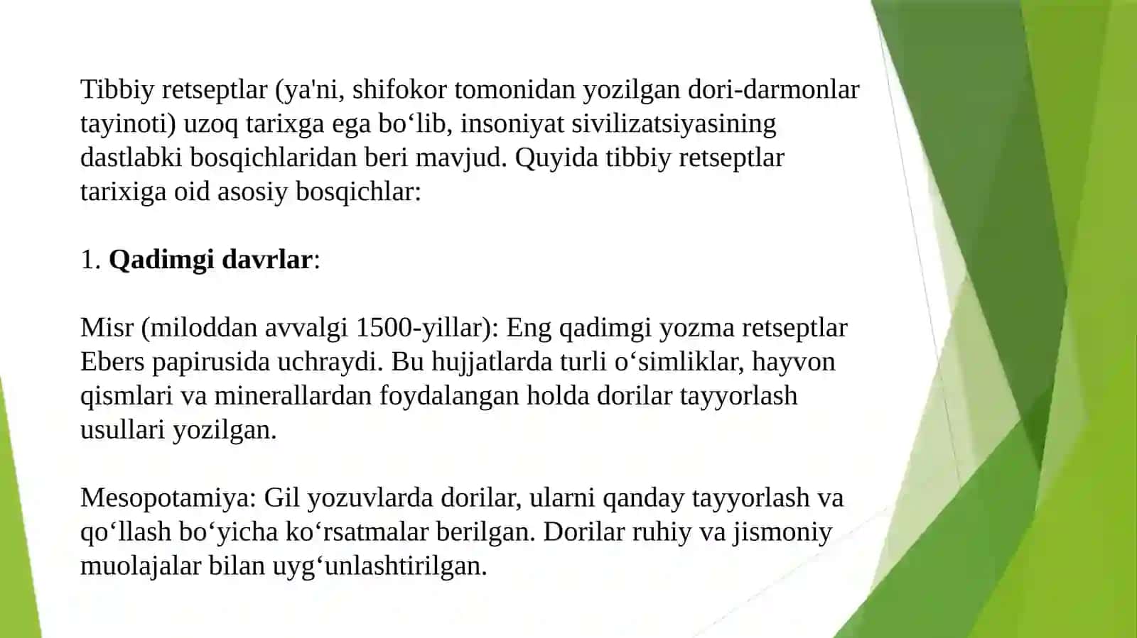 Retsept tarixi 4
