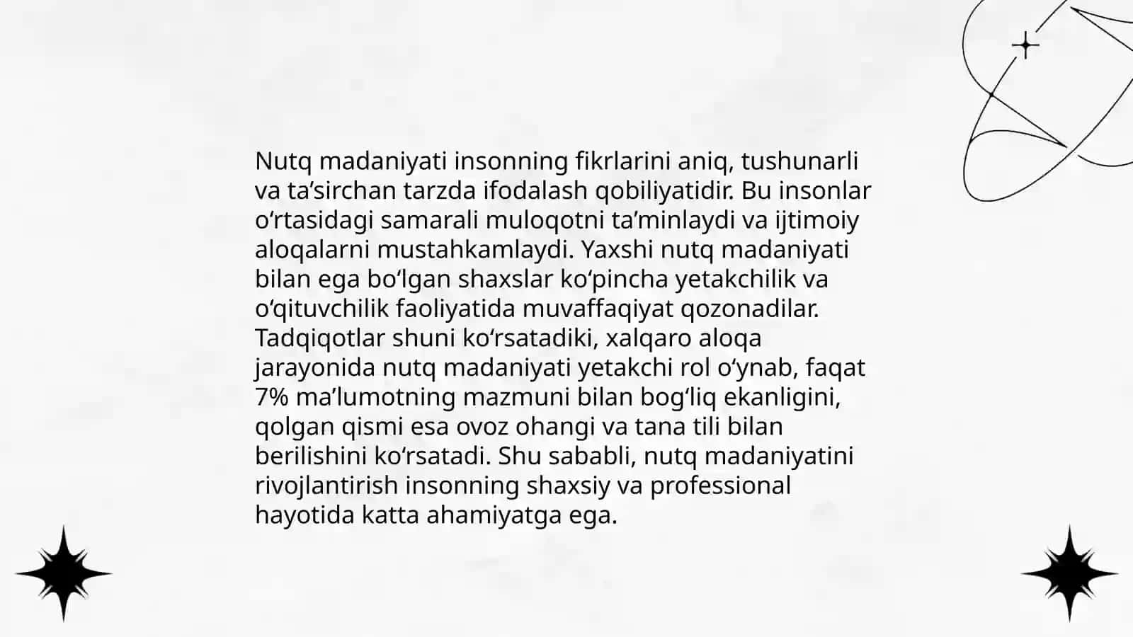 Ifodali o‘qish va nutq madaniyati fanining maqsad va vazifalari 4