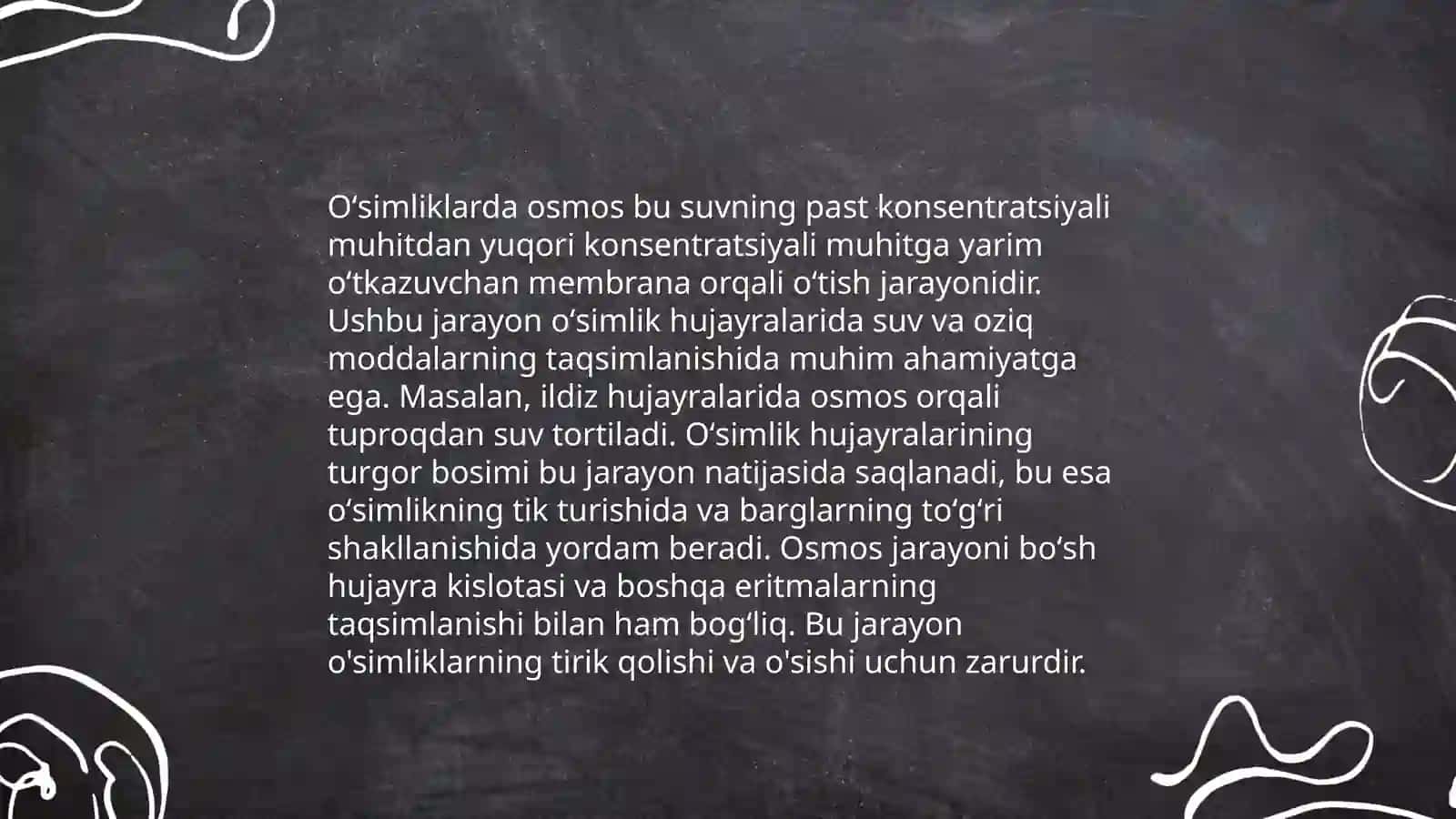 Oʻsimliklarda osmis hodisasi 4