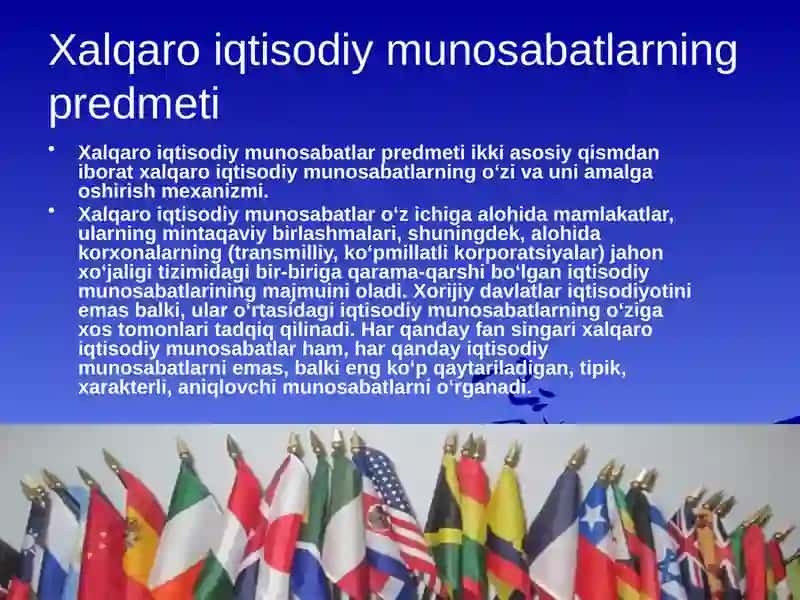 Xalqaro Iqtisodiy Munosabatlar 4
