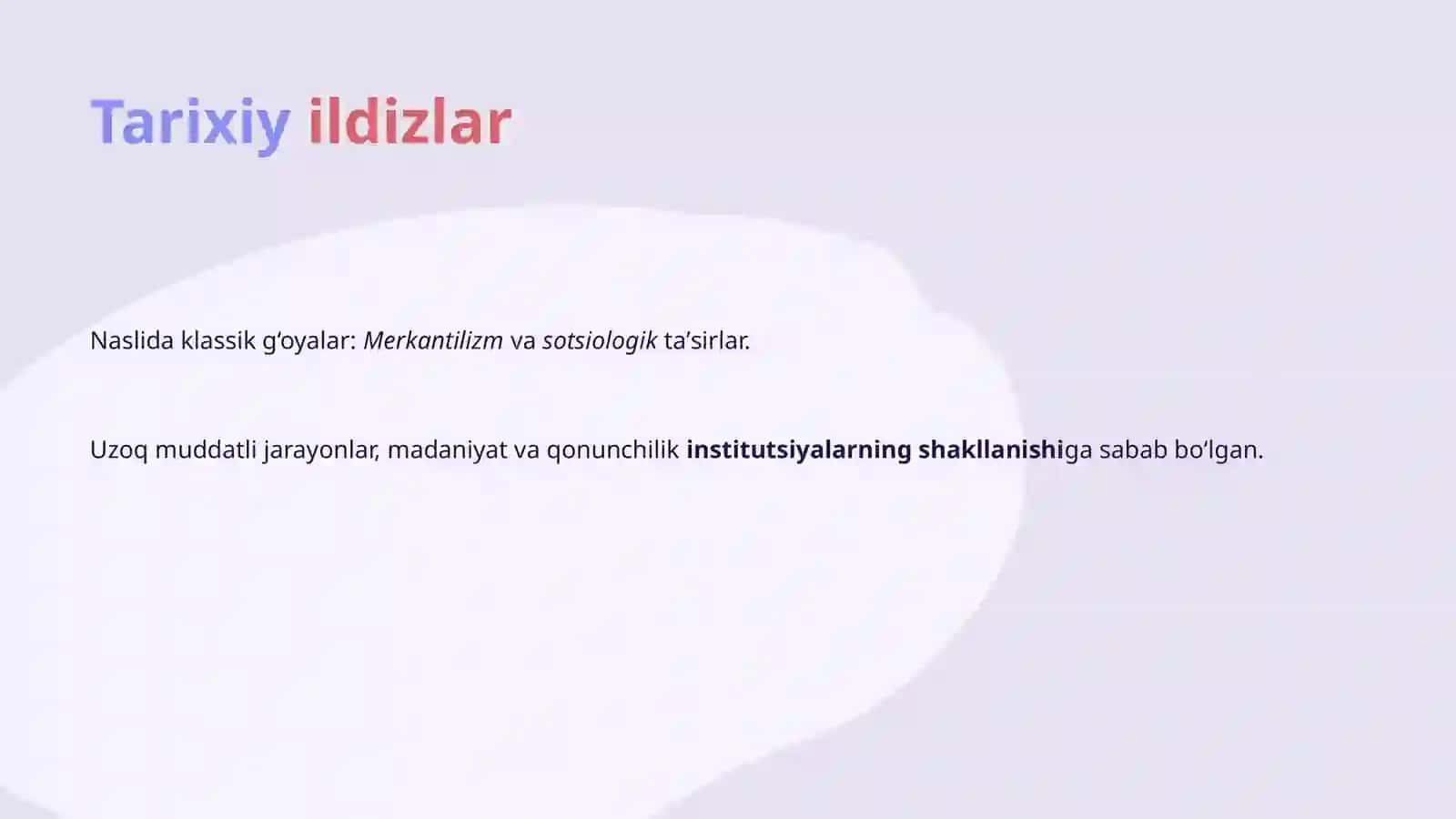 Institutsional nazariya Paydobo‘lishi va rivojlanishi 4