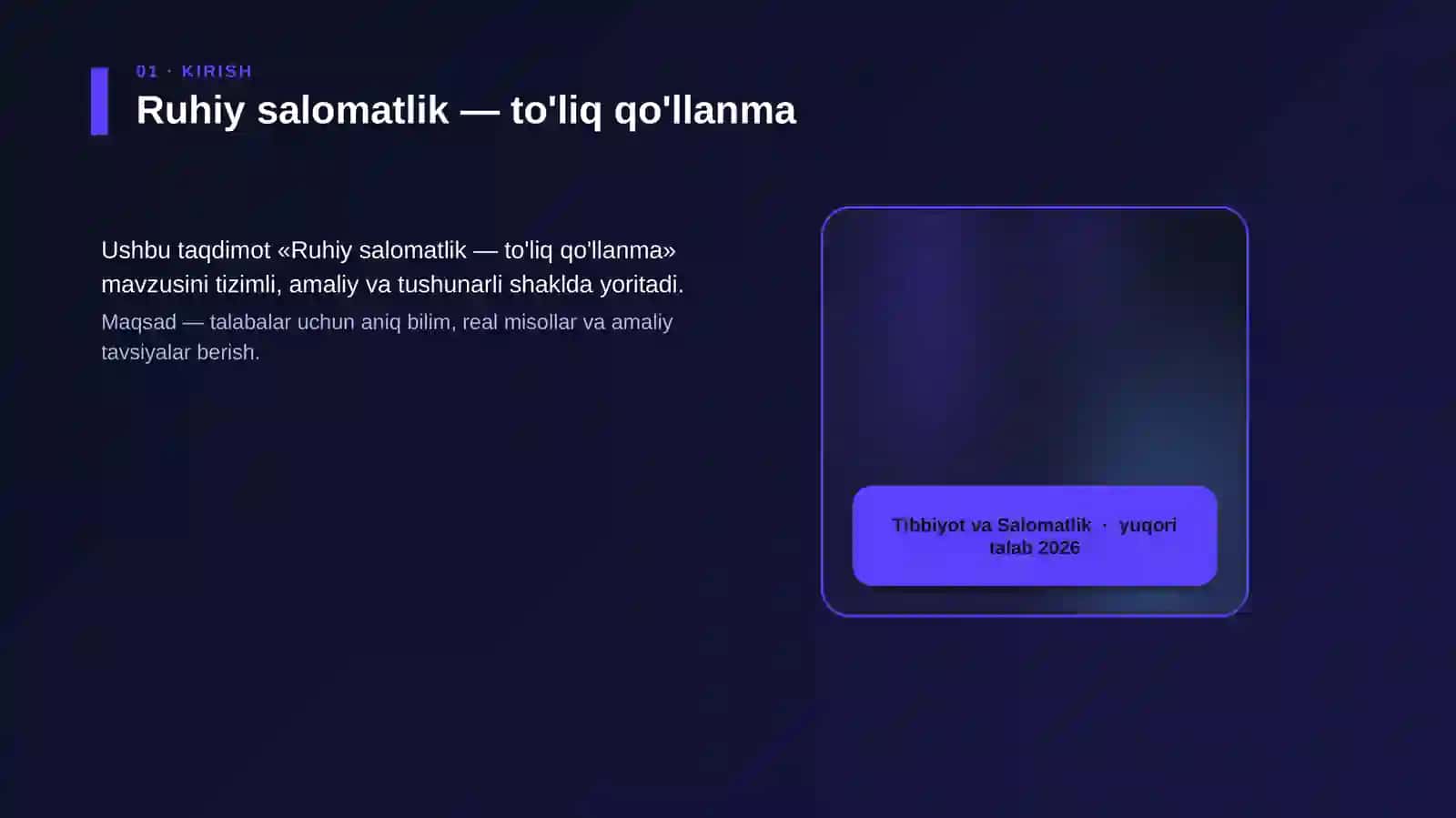 Ruhiy salomatlik — to'liq qo'llanma 4