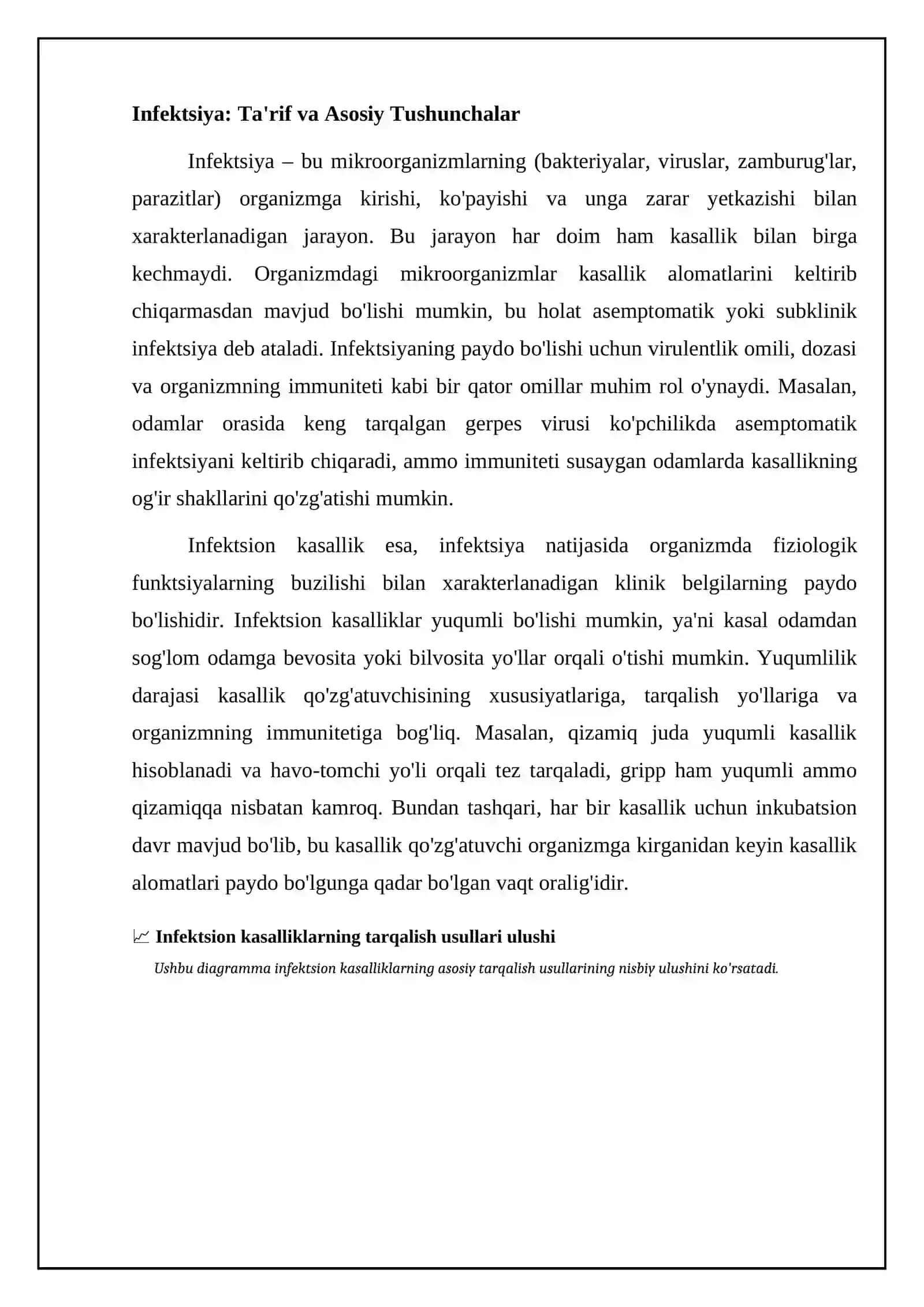 Infektsion kasalliklar: asosiy tushunchalar va mexanizmlar 4